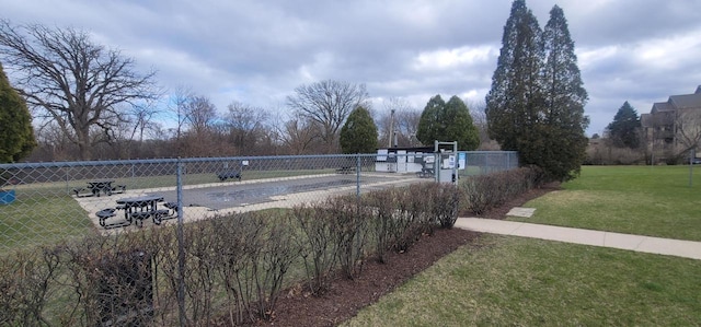 4141 W Cherrywood Ln, Brown Deer, WI 53209 - exterior space with fence and a lawn