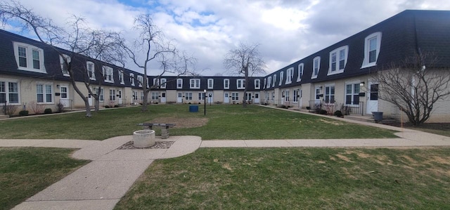 4141 W Cherrywood Ln, Brown Deer, WI 53209 - surrounding community with a residential view and a lawn