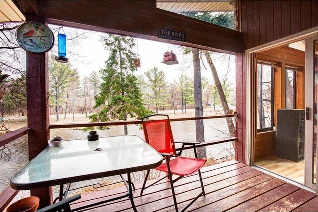607 Cross Ave, Amery, WI 54001 - view of sunroom