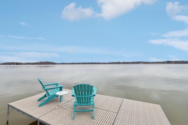 W9160 Ripley Rd, Cambridge, WI 53523 - view of dock featuring a water view