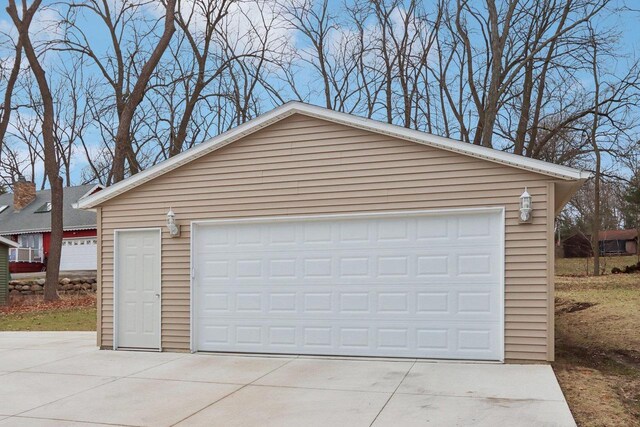 W9160 Ripley Rd, Cambridge, WI 53523 - view of detached garage