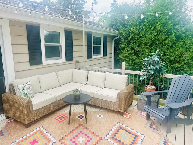 1501 Walls St, Green Bay, WI 54304 - wooden terrace featuring outdoor lounge area