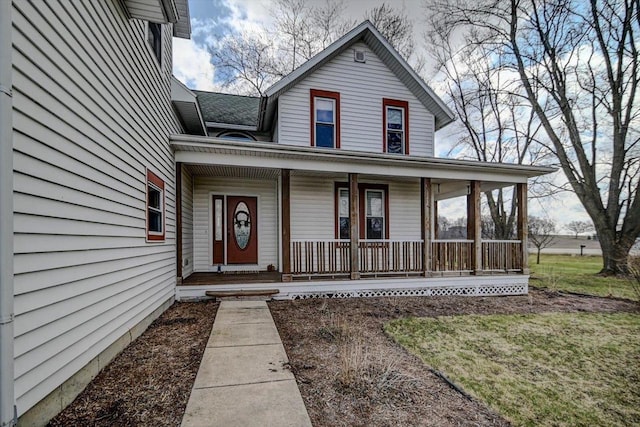 446 County Road Bb, Marshall, WI 53559 - view of exterior entry with a porch