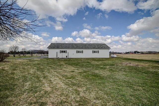 446 County Road Bb, Marshall, WI 53559 - rear view of property with an outbuilding and a lawn