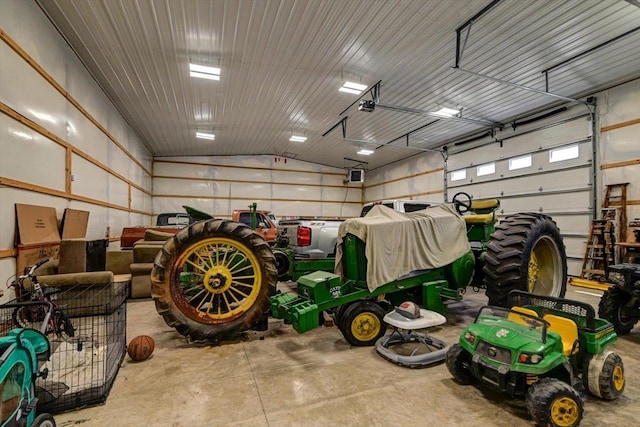 446 County Road Bb, Marshall, WI 53559 - garage featuring a garage door opener