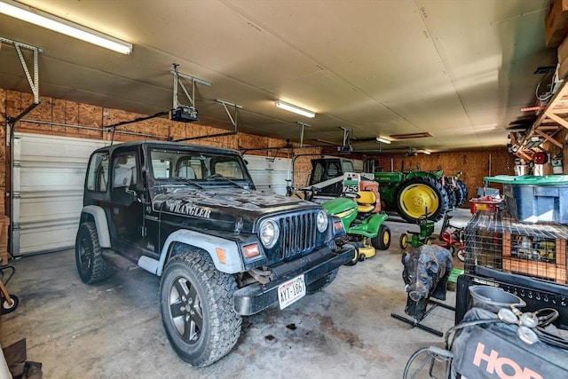446 County Road Bb, Marshall, WI 53559 - garage with a garage door opener