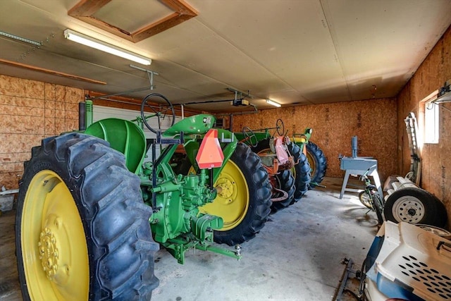 446 County Road Bb, Marshall, WI 53559 - garage featuring a garage door opener