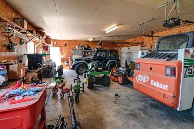 446 County Road Bb, Marshall, WI 53559 - garage with a garage door opener