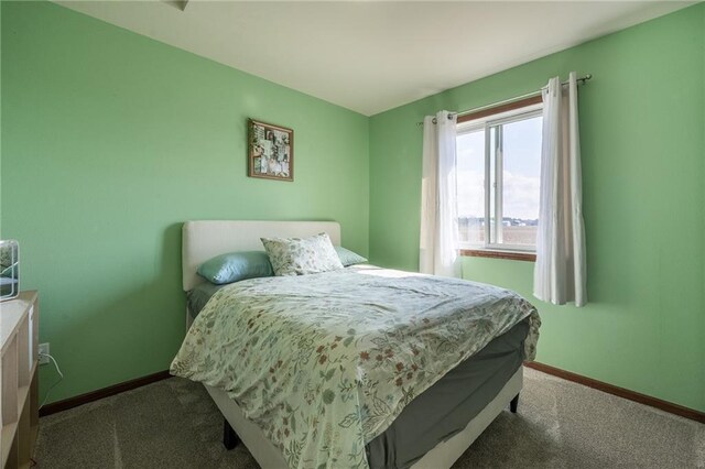 306 Dunn St, Colfax, WI 54730 - carpeted bedroom featuring baseboards