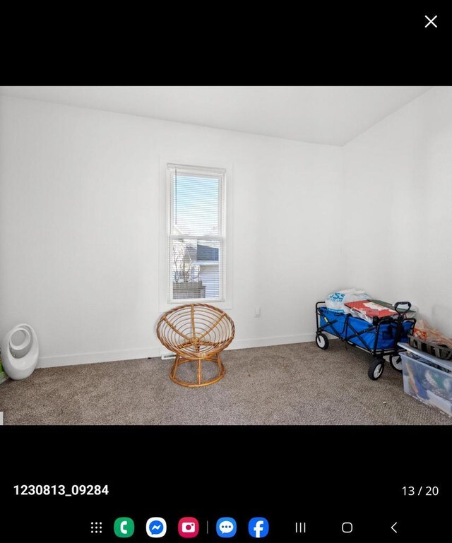 2317 S 9th St, Sheboygan, WI 53081 - game room featuring baseboards and carpet floors