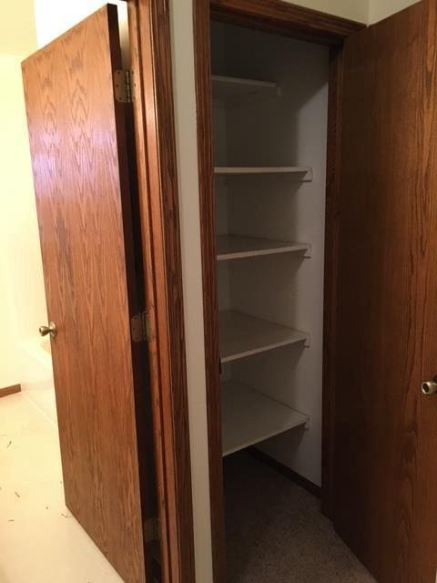view of closet