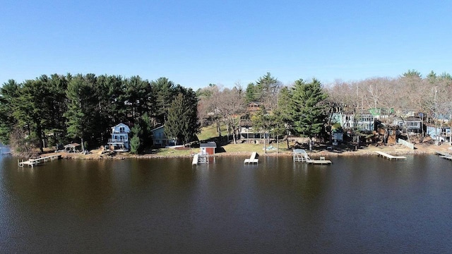view of water feature