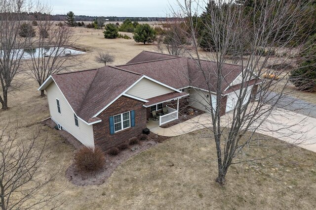9521 County Road Ww, Wisconsin Rapids, WI 54494 - bird's eye view