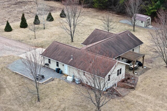 9521 County Road Ww, Wisconsin Rapids, WI 54494 - bird's eye view