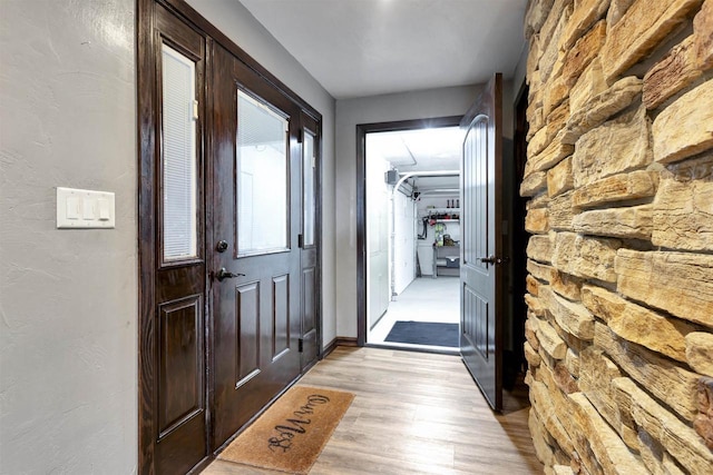 1545 County Rd I, Oshkosh, WI 54902 - entryway with light wood-type flooring