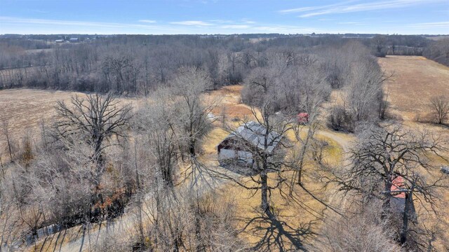 1545 County Rd I, Oshkosh, WI 54902 - drone / aerial view featuring a forest view