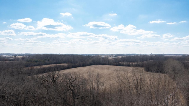 1545 County Rd I, Oshkosh, WI 54902 - birds eye view of property with a wooded view