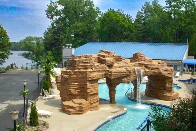 view of community pool