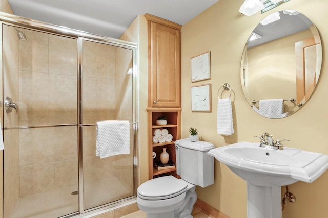123 W Washington Ave Unit 306, Madison, WI 53703 - full bathroom with a stall shower and toilet