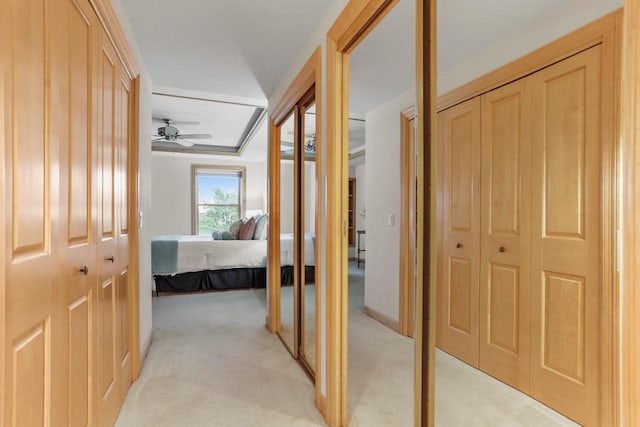 123 W Washington Ave Unit 306, Madison, WI 53703 - hallway featuring light carpet