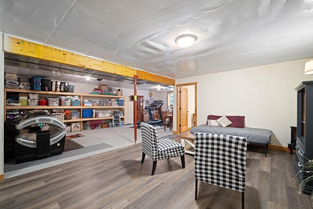 1979 9th Ave, Friendship, WI 53934 - interior space with baseboards and wood finished floors