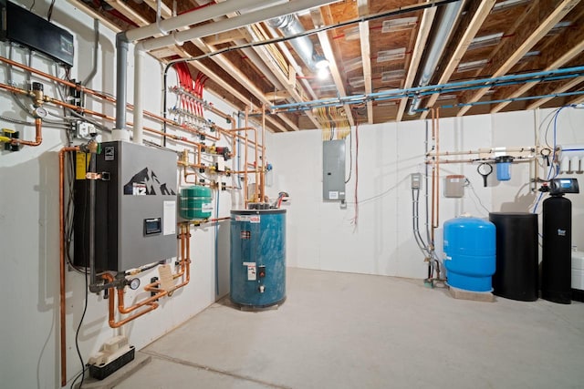 1979 9th Ave, Friendship, WI 53934 - utility room featuring water heater and electric panel