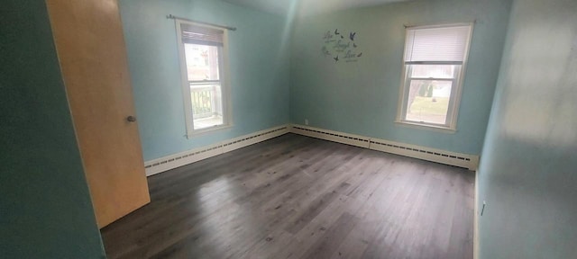 140 E Ave, Iron Ridge, WI 53035 - empty room with baseboards and wood finished floors