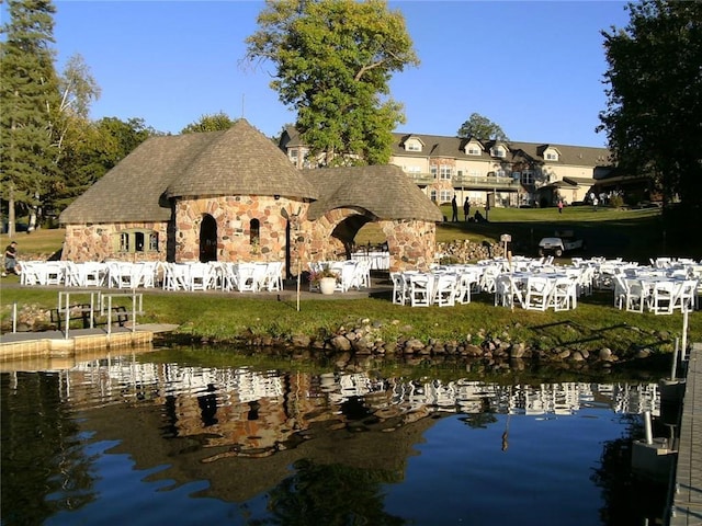 2856 29th Ave Unit 110, Birchwood, WI 54817 - exterior space with a water view