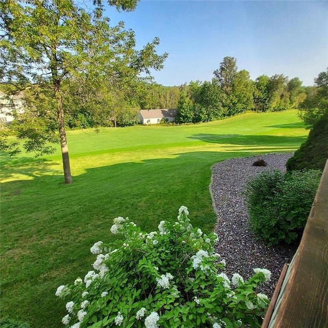 2856 29th Ave Unit 110, Birchwood, WI 54817 - surrounding community with a yard and golf course view