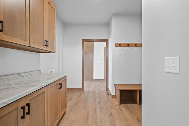 3106 Lazy Oak Dr, Green Bay, WI 54311 - interior space with light wood-style floors and baseboards