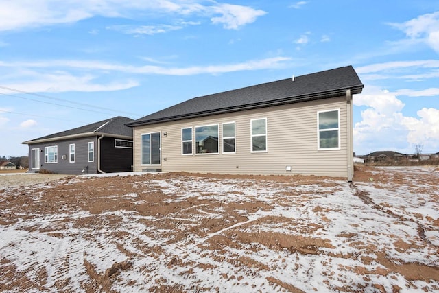 3106 Lazy Oak Dr, Green Bay, WI 54311 - view of snow covered rear of property