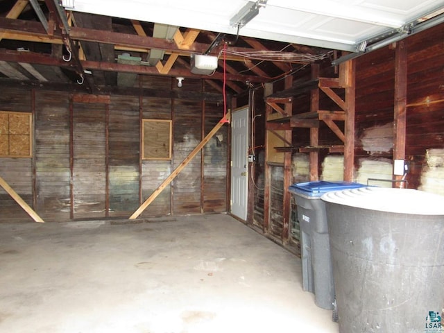 1125 N 22nd St, Superior, WI 54880 - garage featuring a garage door opener