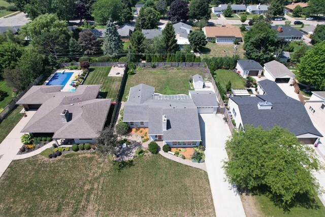 7744 2nd Ave, Kenosha, WI 53143 - drone / aerial view with a residential view