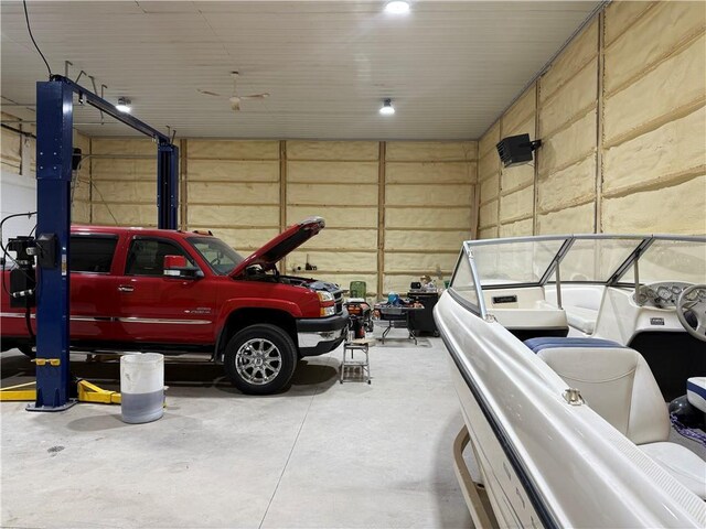 E8577 N County Rd, Elk Mound, WI 54739 - view of garage