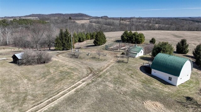 N30732 Square Bluff Rd, Blair, WI 54616 - birds eye view of property featuring a rural view