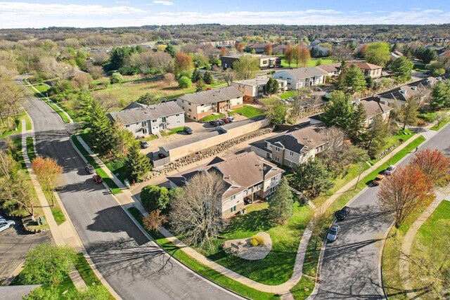 birds eye view of property featuring a residential view