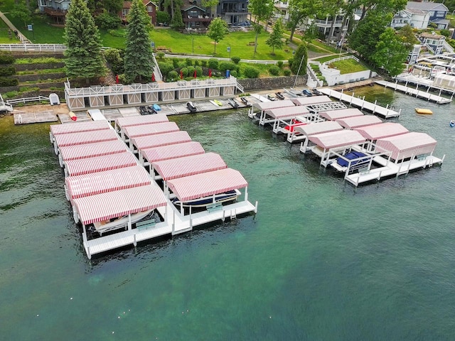 N1821 Oakland Rd, Lake Geneva, WI 53147 - dock area featuring a water view