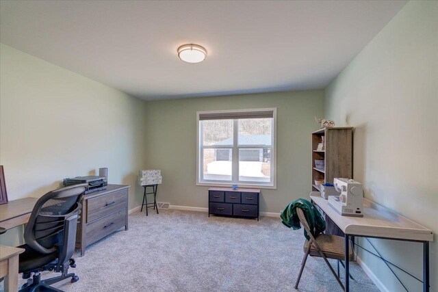 4062 Red Hawk Run, Black Earth, WI 53515 - office with baseboards and carpet floors