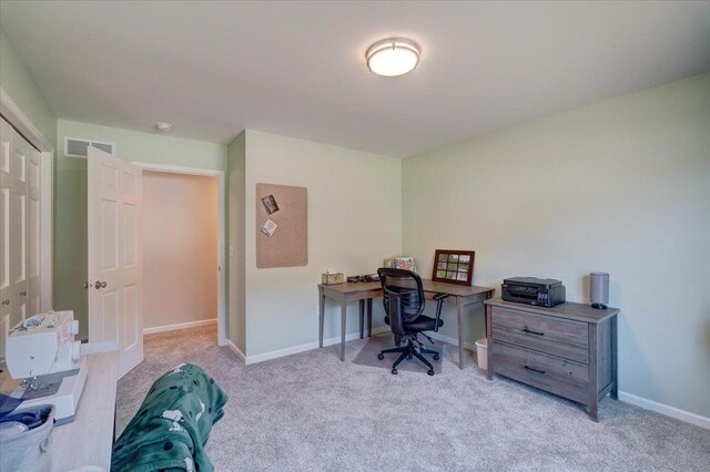 4062 Red Hawk Run, Black Earth, WI 53515 - carpeted office space with baseboards and visible vents