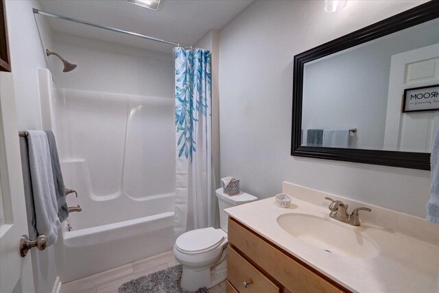 4062 Red Hawk Run, Black Earth, WI 53515 - full bathroom with toilet, shower / tub combo, and vanity