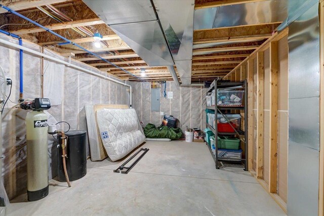 4062 Red Hawk Run, Black Earth, WI 53515 - unfinished below grade area with electric panel