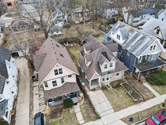 1015 E Johnson St, Madison, WI 53703 - aerial view with a residential view