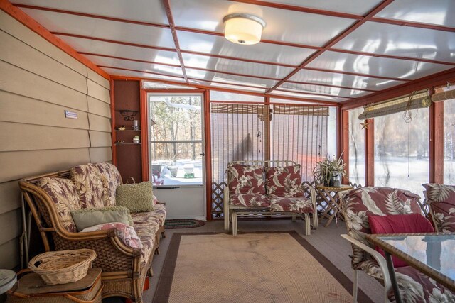 W5384 25th St, Necedah, WI 54646 - sunroom / solarium with carpet floors