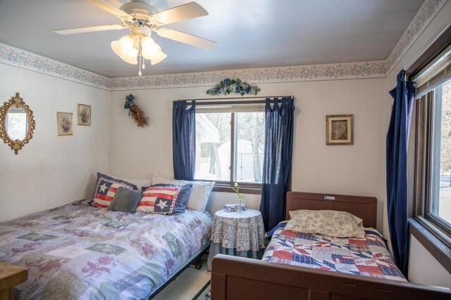 W5384 25th St, Necedah, WI 54646 - bedroom featuring ceiling fan