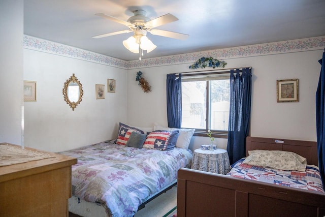 W5384 25th St, Necedah, WI 54646 - bedroom with ceiling fan