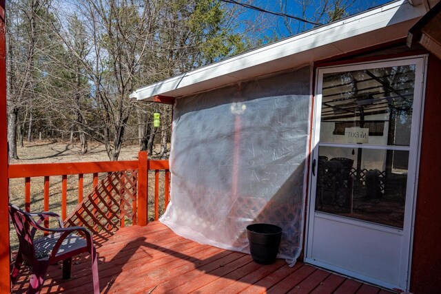 W5384 25th St, Necedah, WI 54646 - view of deck