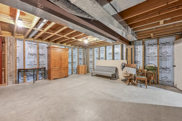 29323 Riverview Ln, Waterford, WI 53185 - view of unfinished below grade area