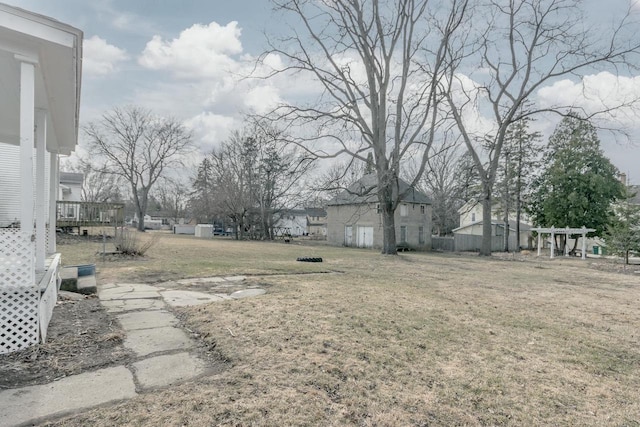 view of yard