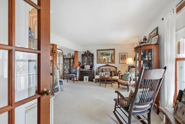 4530 Bleser Ct, Manitowoc, WI 54220 - living area with carpet flooring