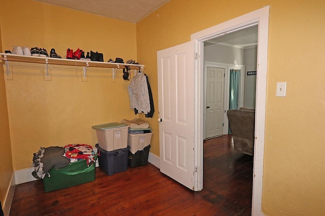 view of storage